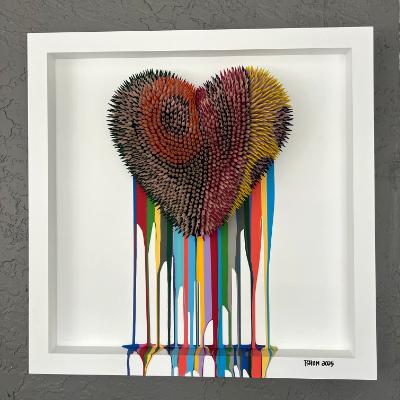 Dripping Love 1 (25.5x25.5 inches) $795