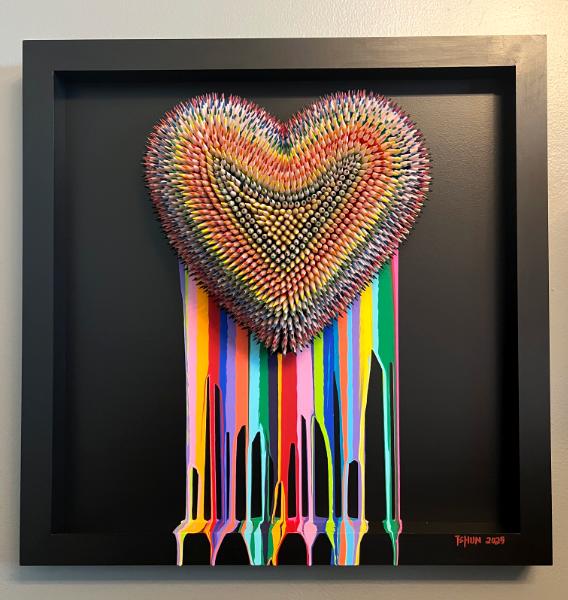 Dripping Love 3 (25.5x25.5 inches) $795