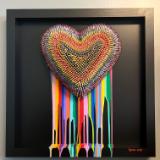 Dripping Love 3 (25.5x25.5 inches) $795