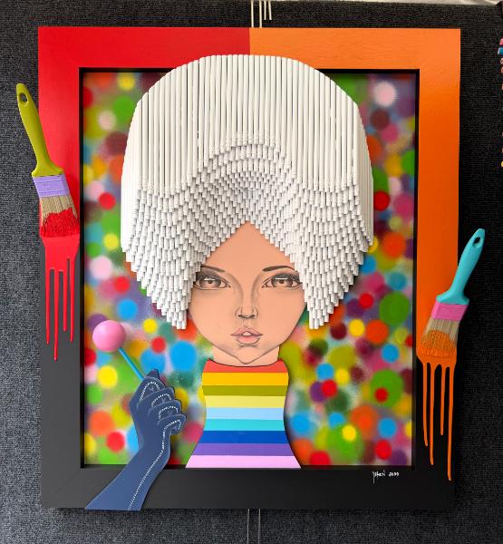 Glamor Pop (size 26x30 inches) 