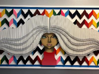 Wavelength (Original) (27x51 inches) 